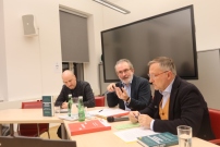 Die zwei Speaker und der Moderator